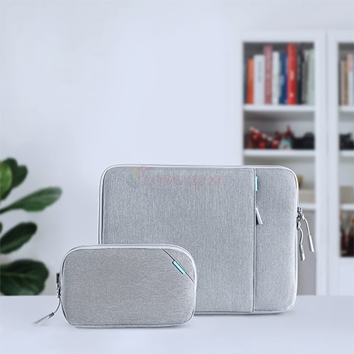 Túi chống sốc Tomtoc Versatile-A13 Protective Laptop Sleeve with Accessory Pouch Mbook Pro/Air 13 inch A13-C12 - Hàng chính hãng