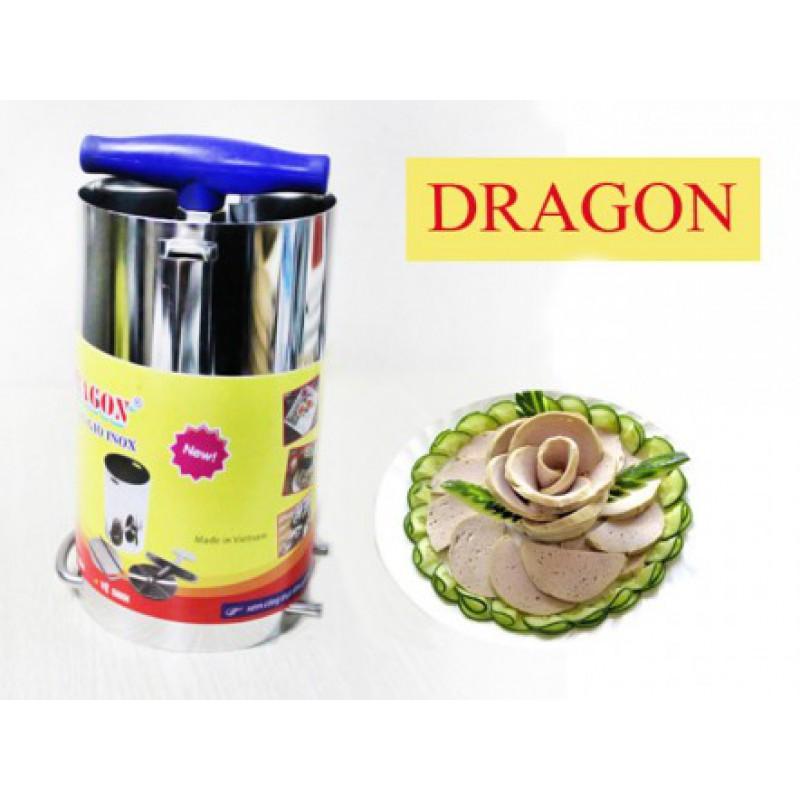 Bộ 4 Khuôn Làm Giò Chả Inox 1kg Thương Hiệu Dragon