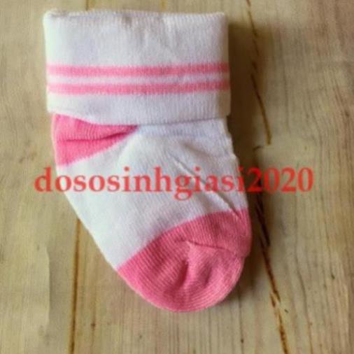 Combo 5 đôi vớ sơ sinh/ tất sơ sinh cho bé 0-6 tháng