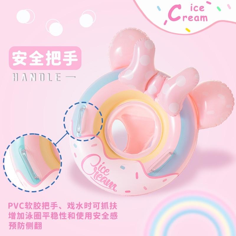Phao bơi nơ công chúa ngọt ngào 1-5 kèm bơm tay mini mẫu mới nhất 2023