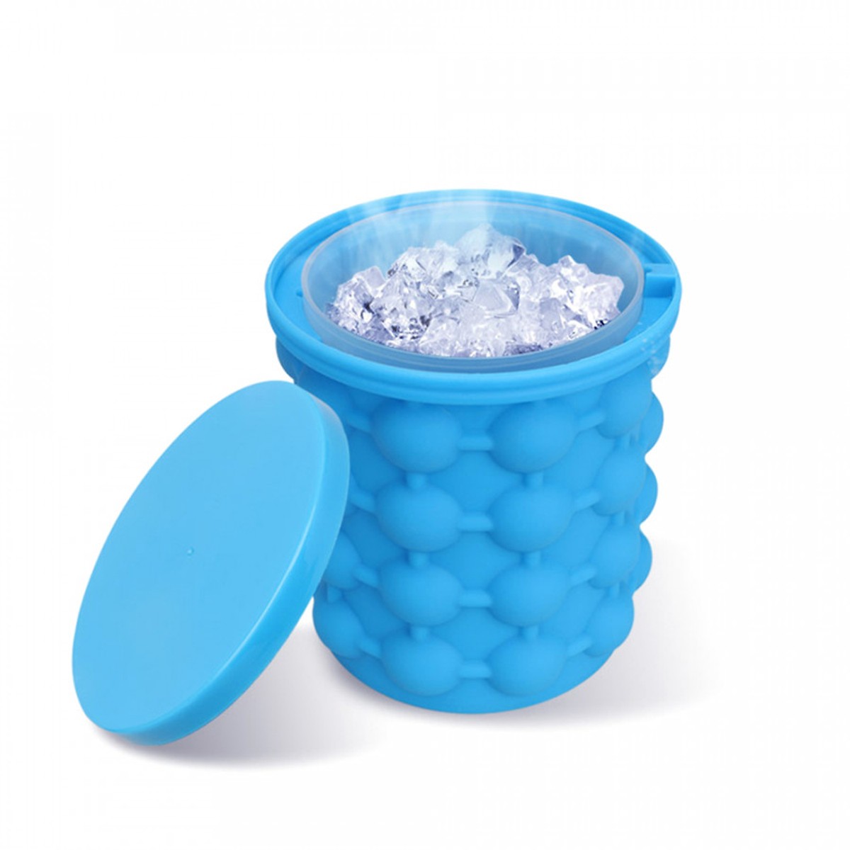 Cốc Làm Đá Giữ Nhiệt Thông Minh ICE GENIE 120 Viên Có Nắp Đậy Tiệt Trùng Tiện Dụng