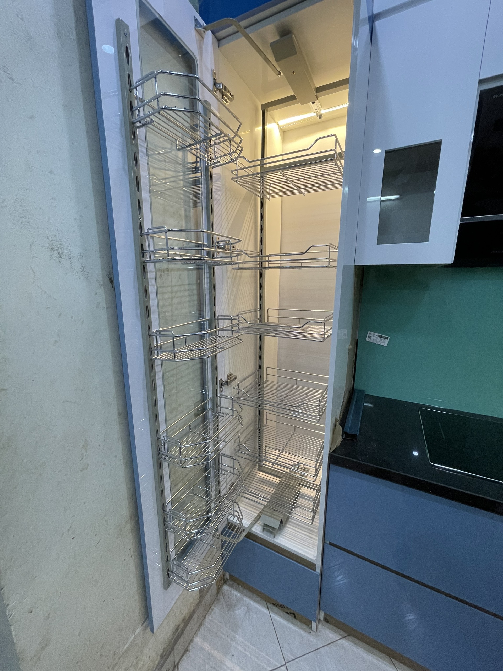 Kệ Để Đồ Khô Liên Hoàn 12 Ngăn 6 Tầng Chất Liệu INOX 304