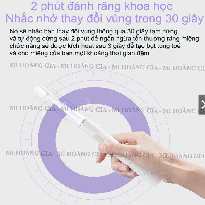 Bàn chải điện Xiaomi mijia T100 - Hàng nhập khẩu