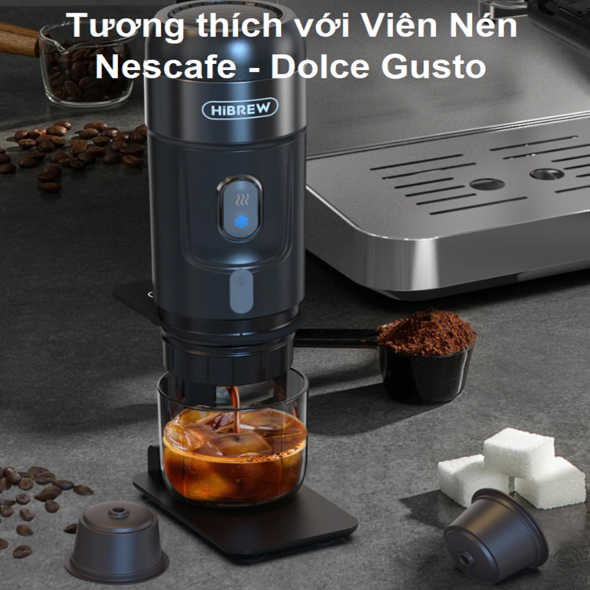 Máy pha cà phê cầm tay Espresso mini 3 trong 1 cao cấp H4A - HÀNG CHÍNH HÃNG