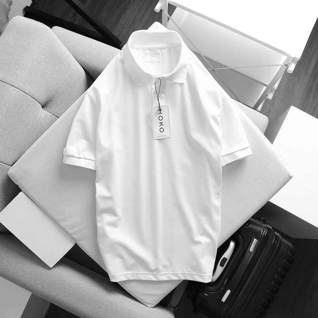 Áo thun nam cổ trụ polo cao cấp hoạ tiết
