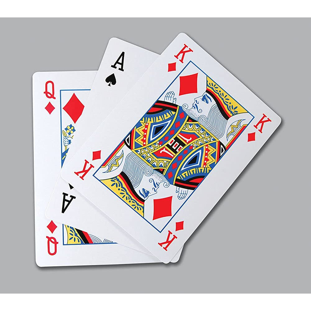 BỘ BÀI TÂY KHỔNG LỒ GẤP 9 LẦN BÀI THƯỜNG 28 X 21 CM JUMBO PLAYING CARDS