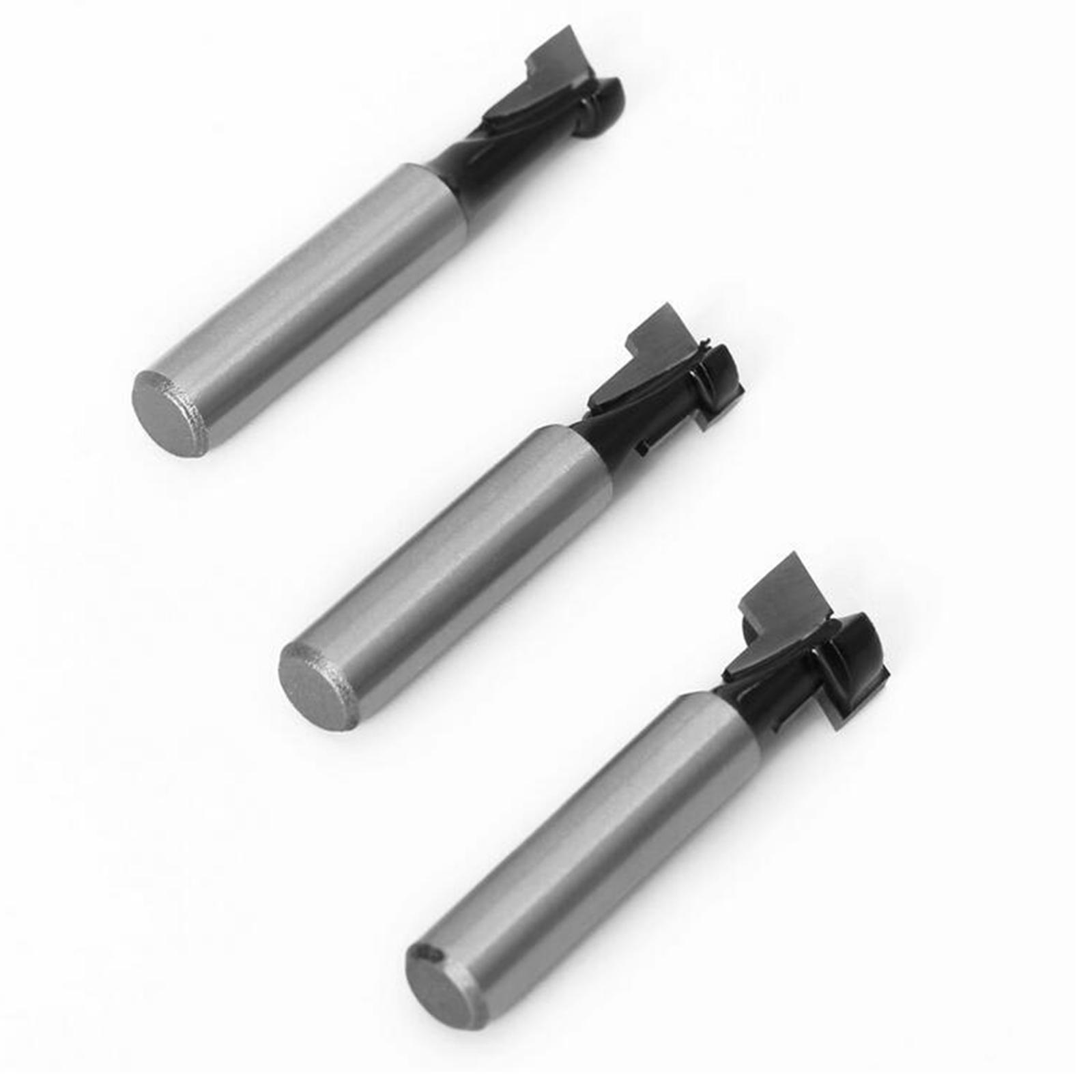 3/8 1/2" Straight T Slot Router Bit & T-Track Slotting Cutter Tool