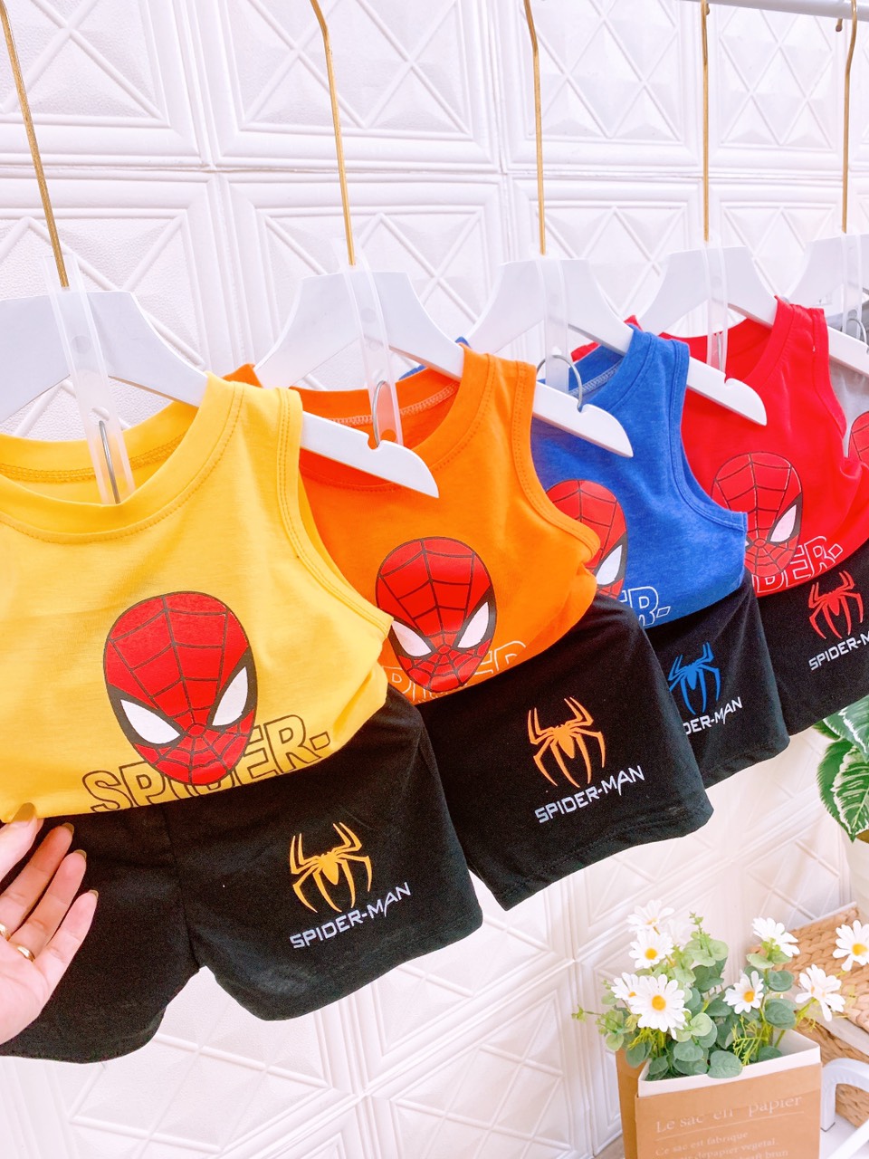 BỘ 3 LỖ SIÊU NHÂN CHẤT COTTON MỀM MÁT SIÊU NGẦU CHO BÉ. ẢNH THẬT