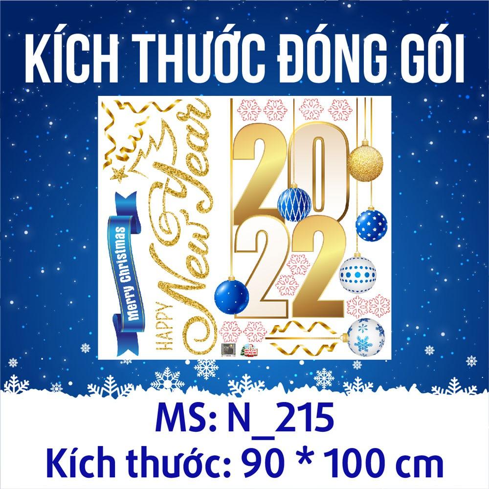 DECAL TRANG TRÍ GIÁNG SINH NOEL 2022