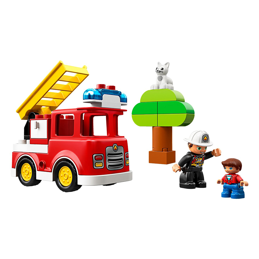 Đồ Chơi LEGO Duplo Xe Cứu Hỏa Của Bé 10901 Cho Bé Trên 2 Tuổi