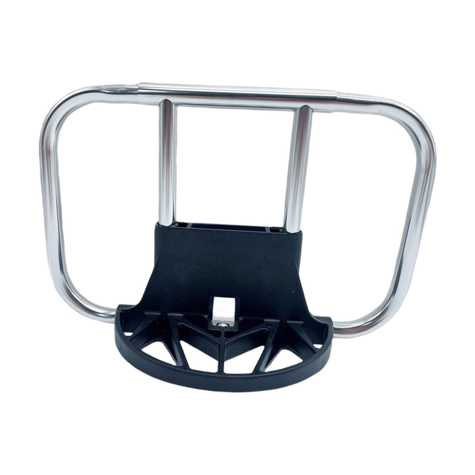 Folding Bike Carrier Bracket Front Carrier Frame Alloy Bag Rack for Backpack