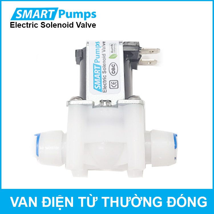 Van điện từ 24V RO 6mm thường đóng Smartpumps