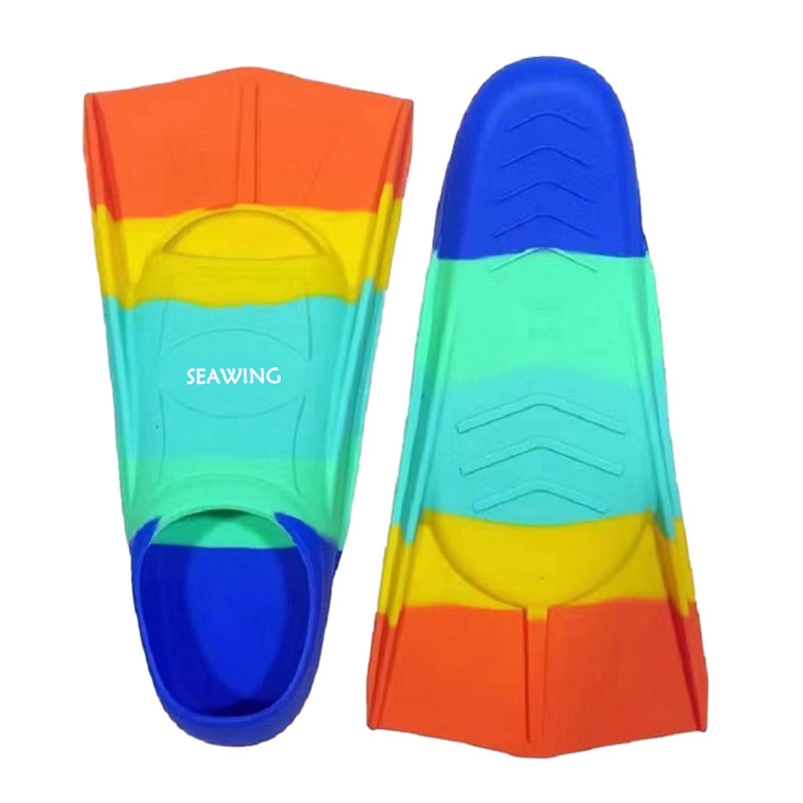 Kids Swim Fins Comfortable Diving Swimming Flippers for Girls Beginner Child