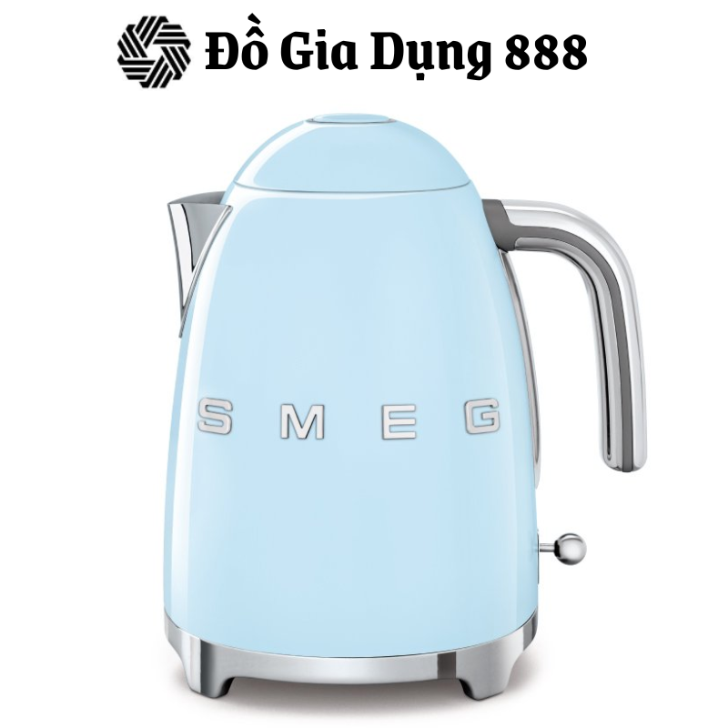 Ấm đun nước Smeg màu xanh dương KLF03PBEU 535.43.678 - Hàng chính hãng