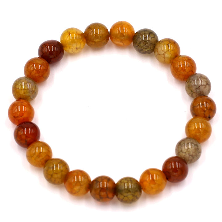 Vòng đeo tay đá vân rồng 8 ly 22 hạt