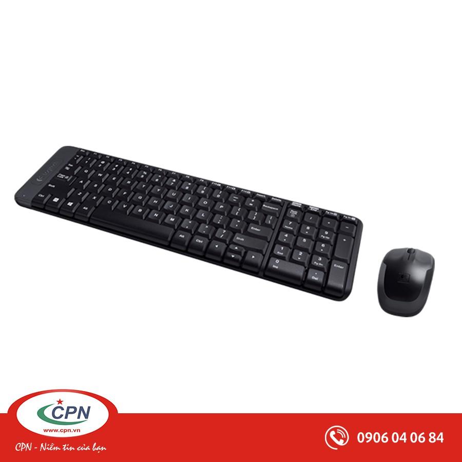 Bộ bàn phím + Chuột vi tính không dây Logitech MK220- Hàng chính hãng