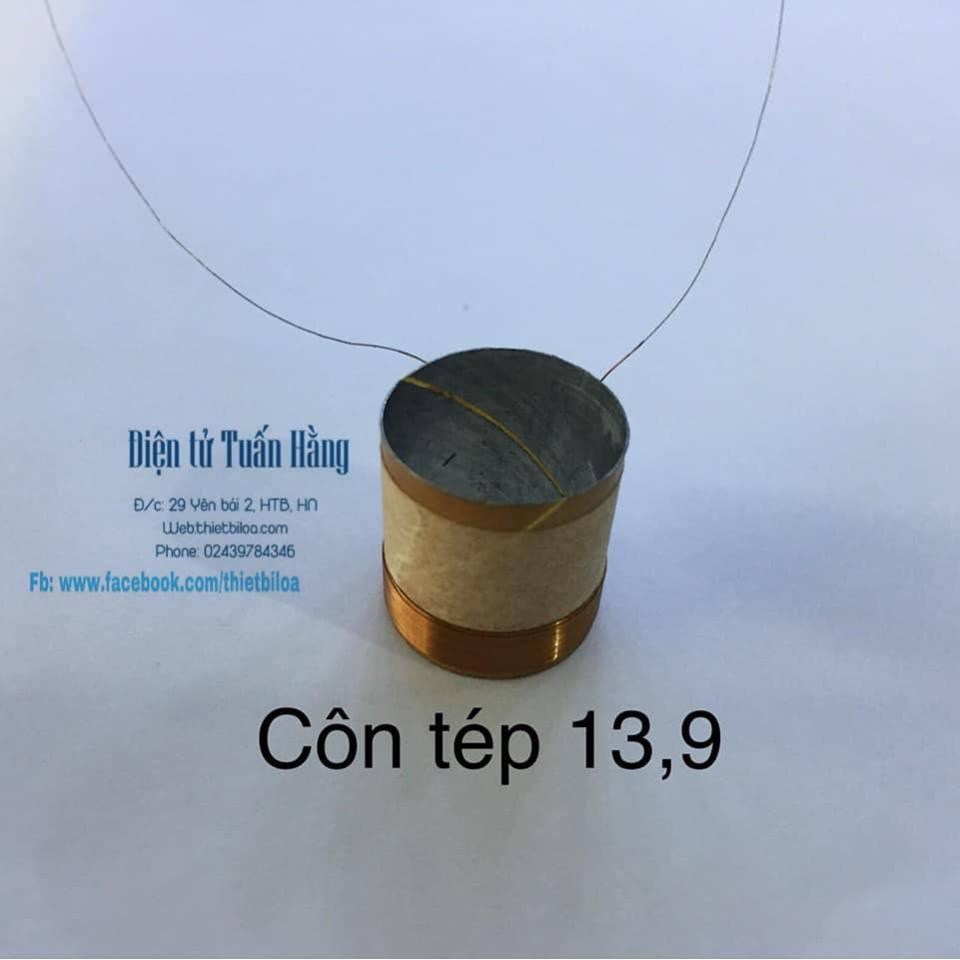 Côn loa tép 13,9 2 lớp .