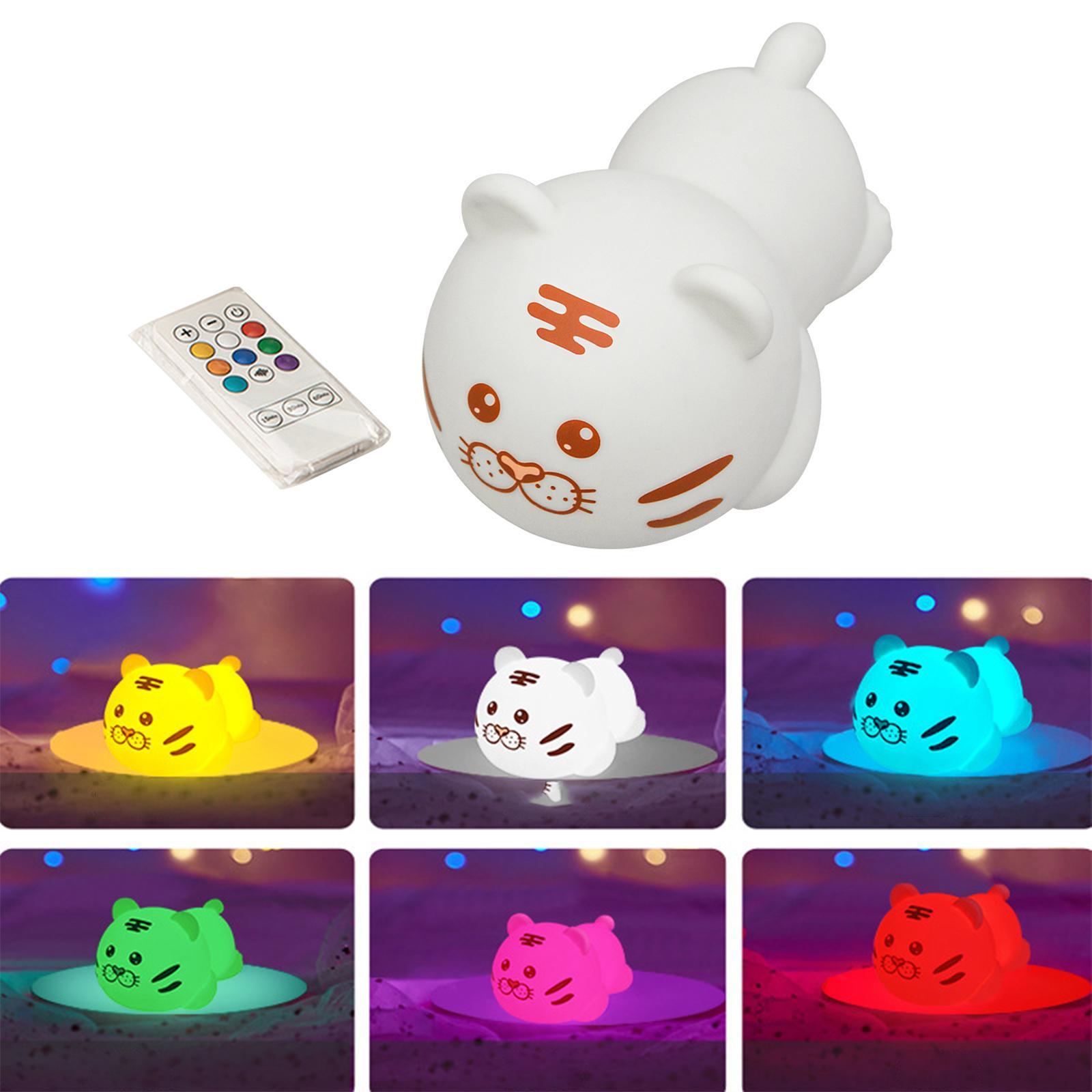 Cartoon LED Sleeping Night Light Touch Sensor Bedside