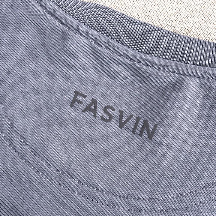 Áo thể thao nam fasvin AD19802.20 áo thun nam chất vải mềm mại co giãn thoải mái