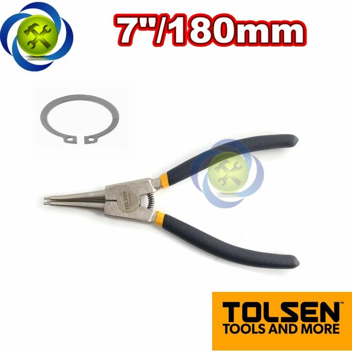 Kìm mở phe ngoài miệng thẳng Tolsen 10087 dài 180mm