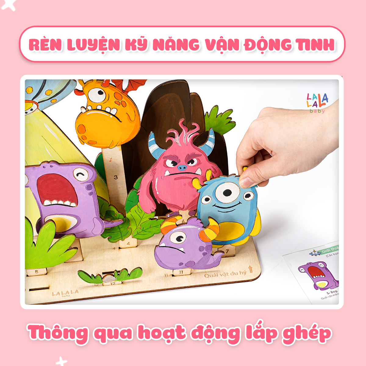 Đồ Chơi Tranh Gỗ Tô Màu Kèm Màu Nước, Cọ và Truyện Kể I Paint I Play! - Lalala Baby (Cho Bé Từ 3 Tuổi)