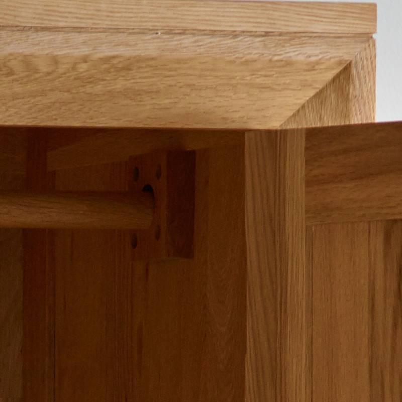 Tủ Áo 3 Cánh Bevel Gỗ Sồi IBIE