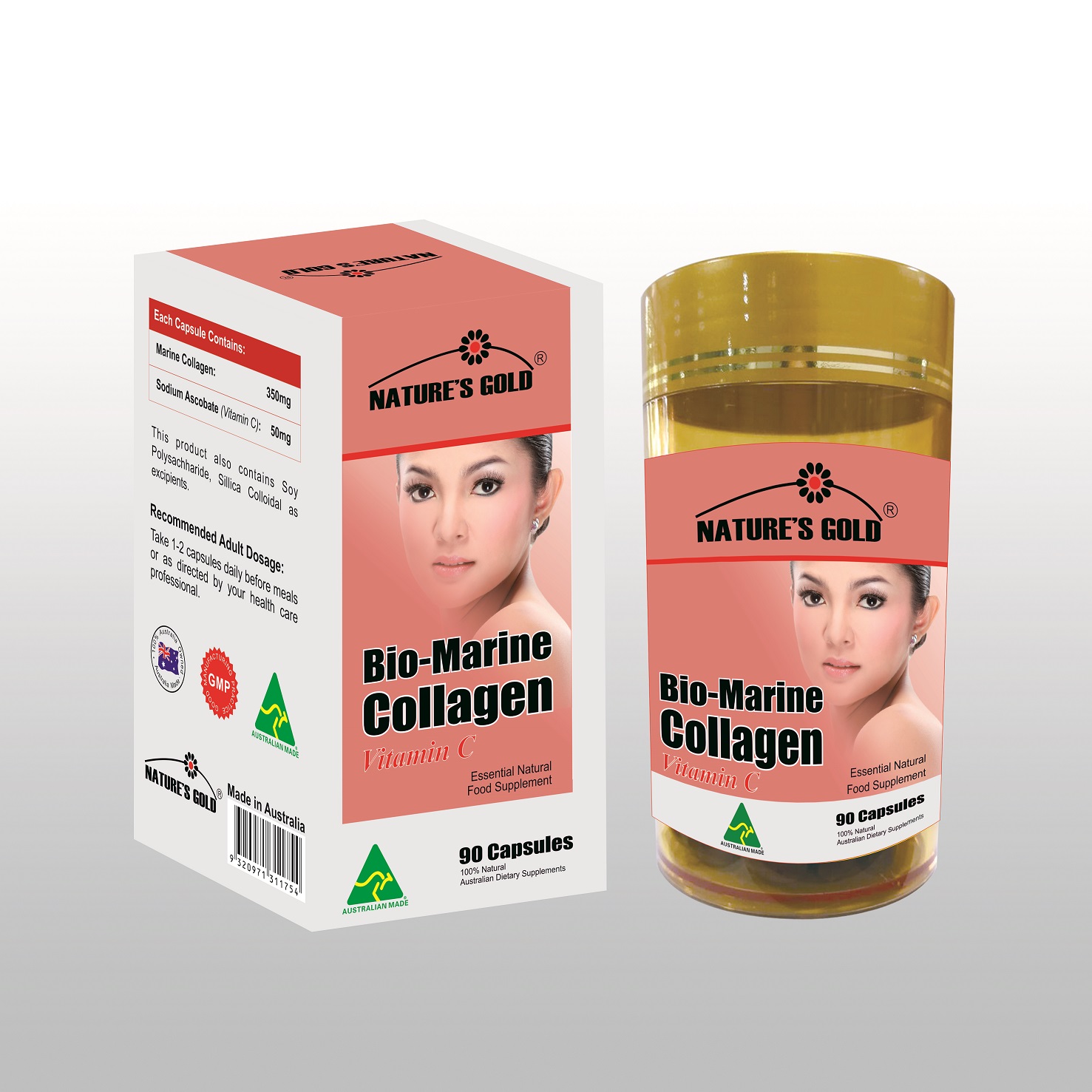 BIO Marine Collagen 350mg & VitaminC (90viên/hộp)