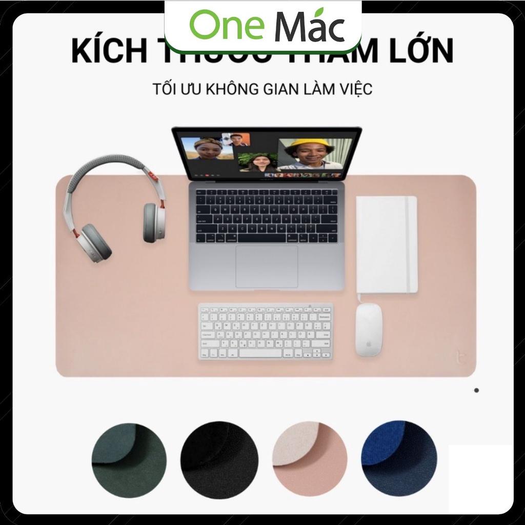 Deskpad Lót Chuột Mouse Pad, Thảm Da Lót Bàn Làm Việc Cỡ Lớn Chống Thấm Nước Nhiều Màu