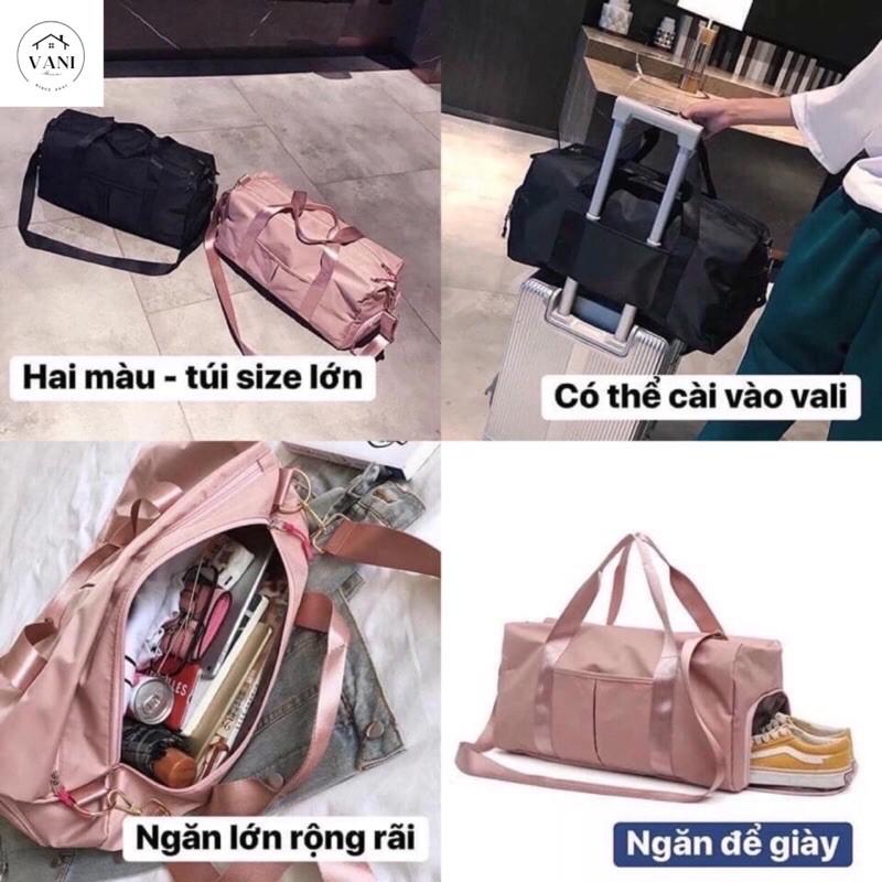 Túi du lịch lớn có ngăn để giày tiện lợi hàng xịn loại 1 - Túi đựng đồ gắn vali du lịch đa năng