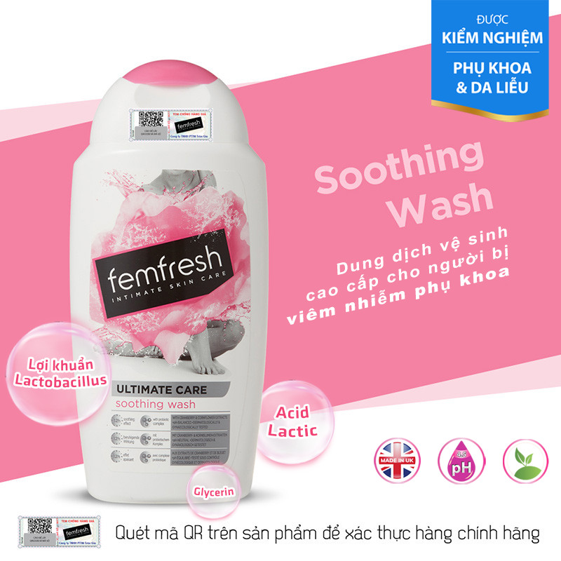 Dung dịch vệ sinh phụ khoa cao cấp Femfresh giúp làm sạch, khử mùi, diệt khuẩn, phòng viêm nhiễm cho cả nữ và nam - OZ Slim Store