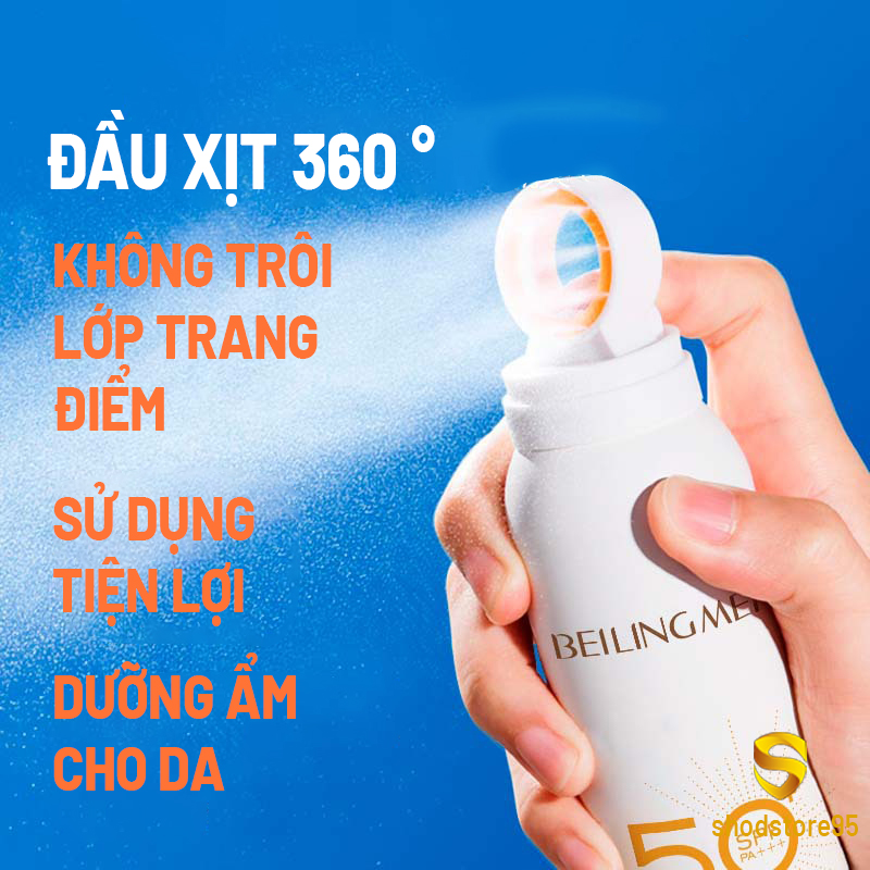 Chai xịt chống  tia UV