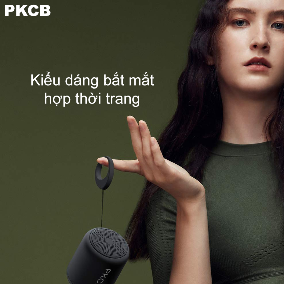 Loa bluetooth mini 5.0 loa nghe thẻ nhớ loa nghe nhạc không dây PF120 màu đen - Hàng Chính Hãng