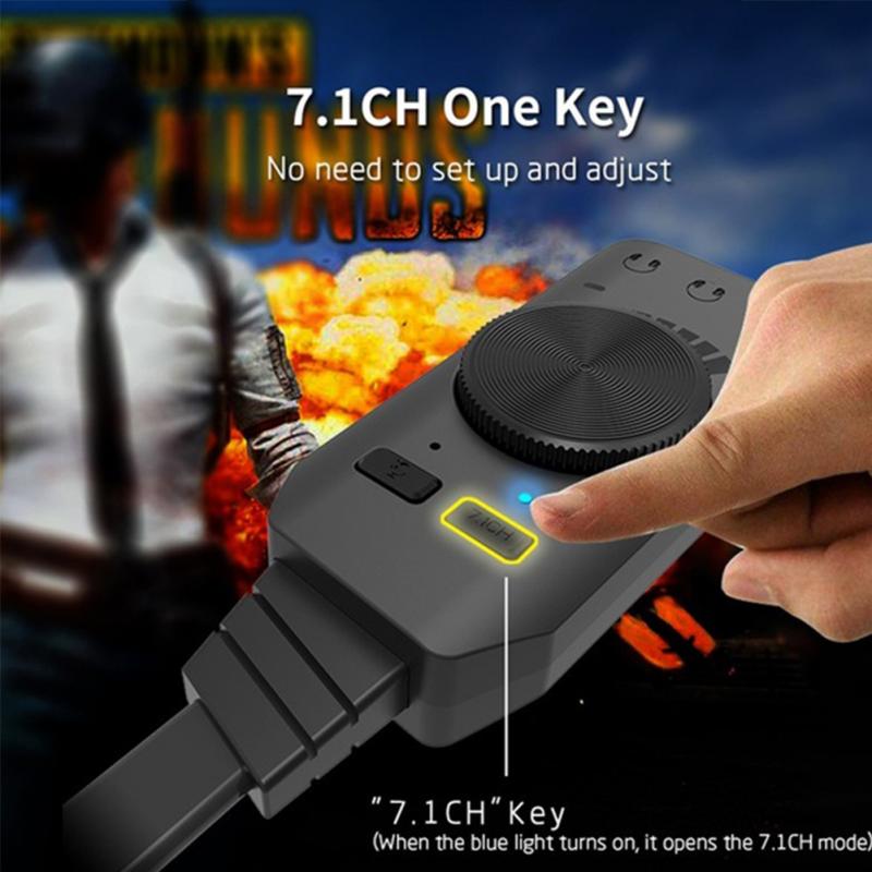 GS3 Black Virtual 7.1 Channel Sound Card Converter Adapter External USB Audio 3.5mm Headset Stereo For PC Desktop Notebook