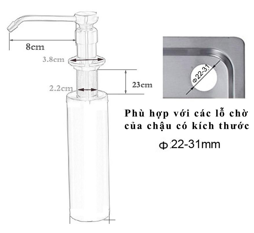 Bình xịt nước rửa chén RANOX Cao cấp 250ml