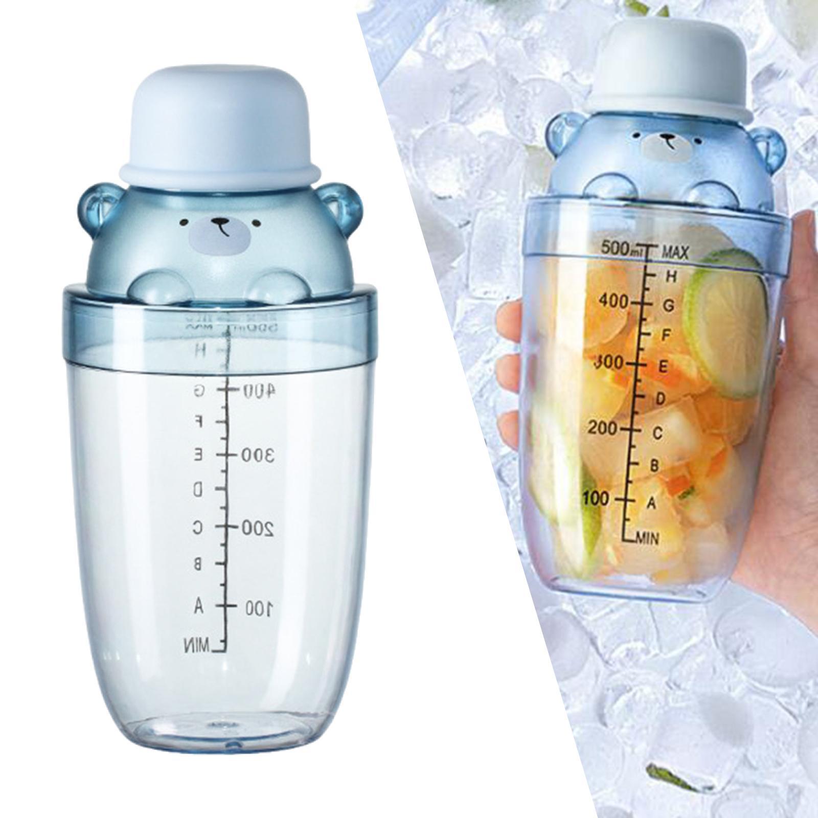 Clear Cocktail Shaker Leakproof Boston Shaker for Drink Home Bar Accessories