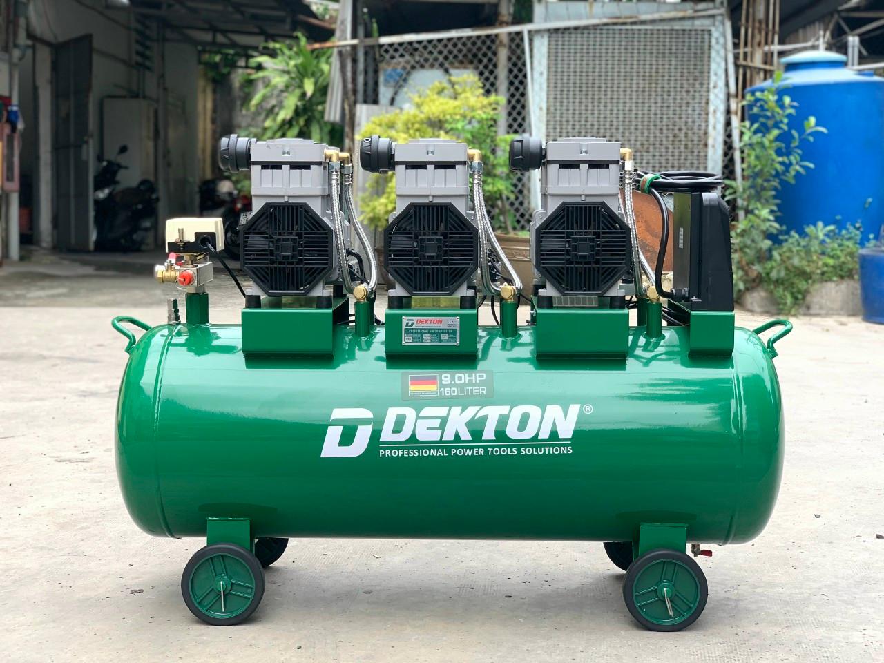 MÁY NÉN KHÍ KHÔNG DẦU 6750W 160L DEKTON DK-AC89-160 - HÀNG CHÍNH HÃNG