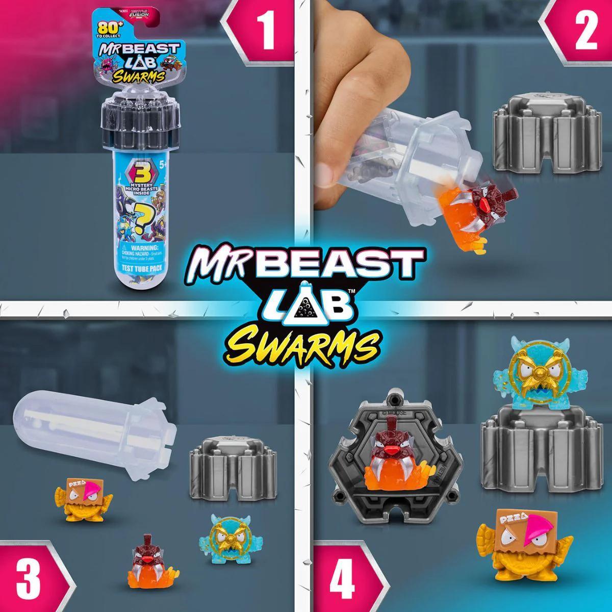 Đồ Chơi Ống Thí Nghiệm Series 4 - 3 Sinh Vật - MrBeast Lab 24871 (Sản Phẩm Bên Trong Là Ngẫu Nhiên)