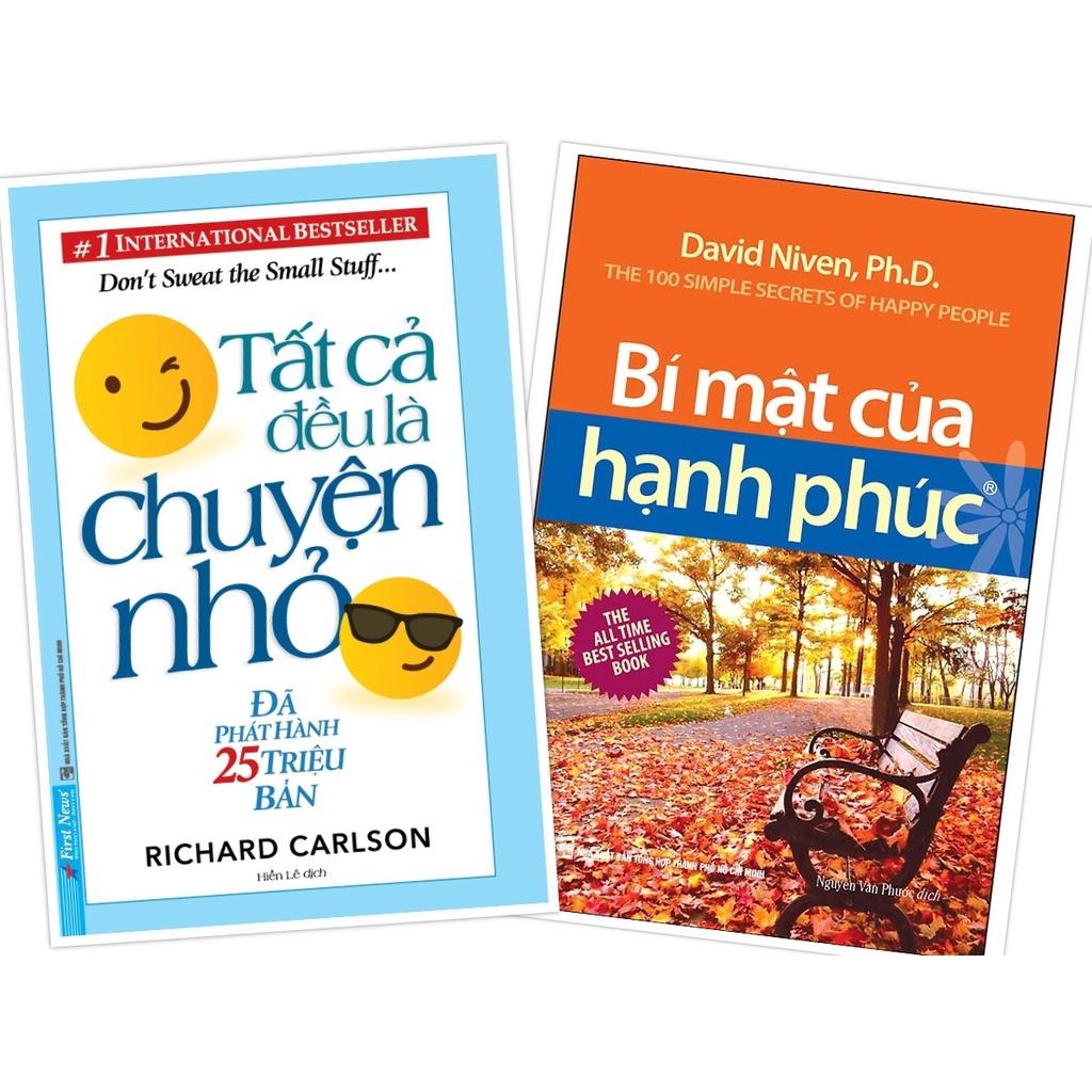 Sách - Combo Khổ Nhỏ Tât Cả Đều Là Chuyện Nhỏ  + Bí Mật Hạnh Phúc  - First News