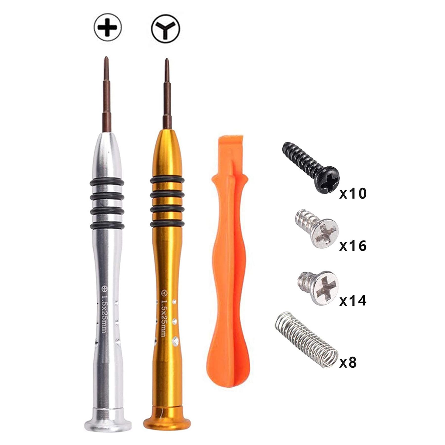 EXtremeRate 7 màu 9 chế độ Bộ đèn LED DFS Nhiều màu Biểu tượng cổ điển được phát sáng Các nút mặt kích hoạt ABXY cho công tắc NS