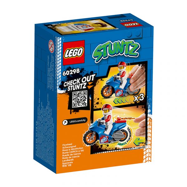 BỘ LẮP RÁP LEGO CITY 60298 XE ĐUA MÔ TÔ CỦA EVEL KNIEVEL