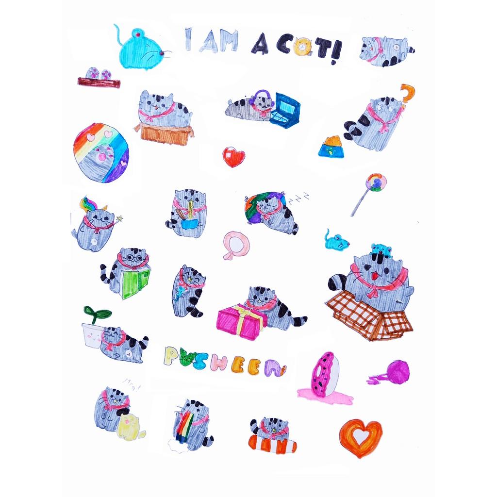 Sticker Siêu Cute cho bé