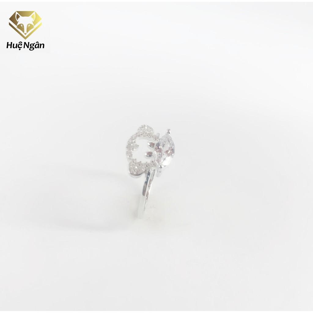 Nhẫn bạc Ý 925 Huệ Ngân -Khỉ con Ngộ Nghĩnh RR1342