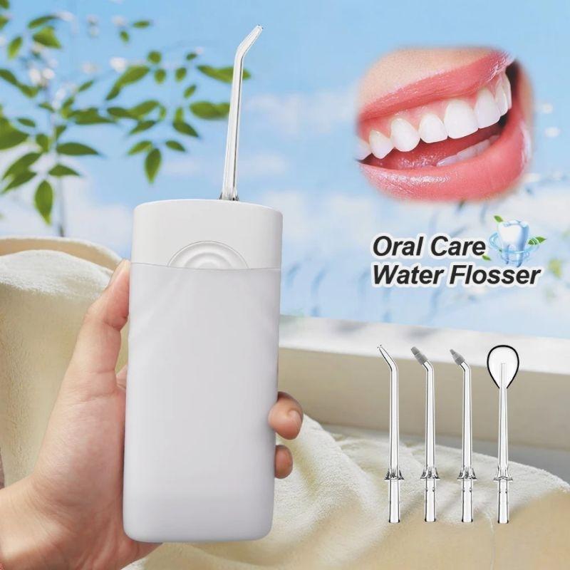 Máy tăm nước nhỏ gọn công suất mạnh mẽ TEKKIN MS16 5 chế độ làm sạch răng - hàng chính hãng