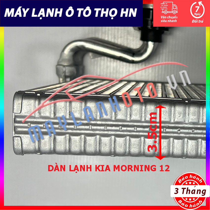 Dàn lạnh Kia Morning 2012 2013 2014 2015 2016 2017 2018 Hàng xịn Hàn Quốc 12 13 14 15 16 17 18