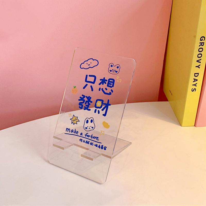 1 Giá Đỡ Điện Thoại Để Bàn Bằng Acrylic Trong Suốt