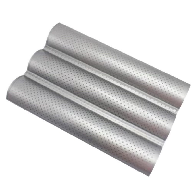 Khay nướng bánh mì Baguette Pháp lượn sóng 3 rãnh