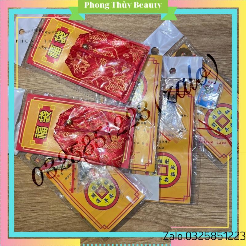 Túi Phước Lành Chiêu Hút Tài Lộc Của Cải Cầu Bình An May Mắn Để Túi Sách, Ví Mang Theo Người Hoặc Để Tủ Đồ