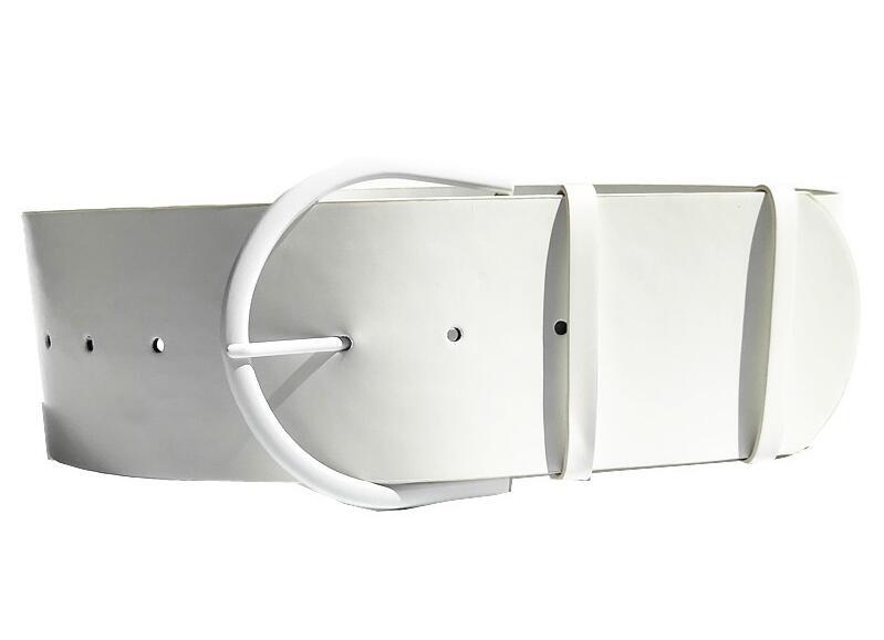 Cổ Điển Thời Trang Khóa Vòng Nữ Rộng Dây Da Nữ Thiết Kế 2018 Nữ Cao Cấp Da Thật Giày Thắt Lưng Áo