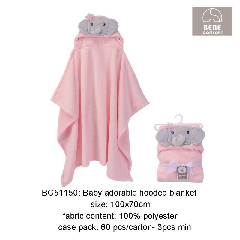 Chăn ủ lông hình thú siêu mềm cho bé Bebe Comfort