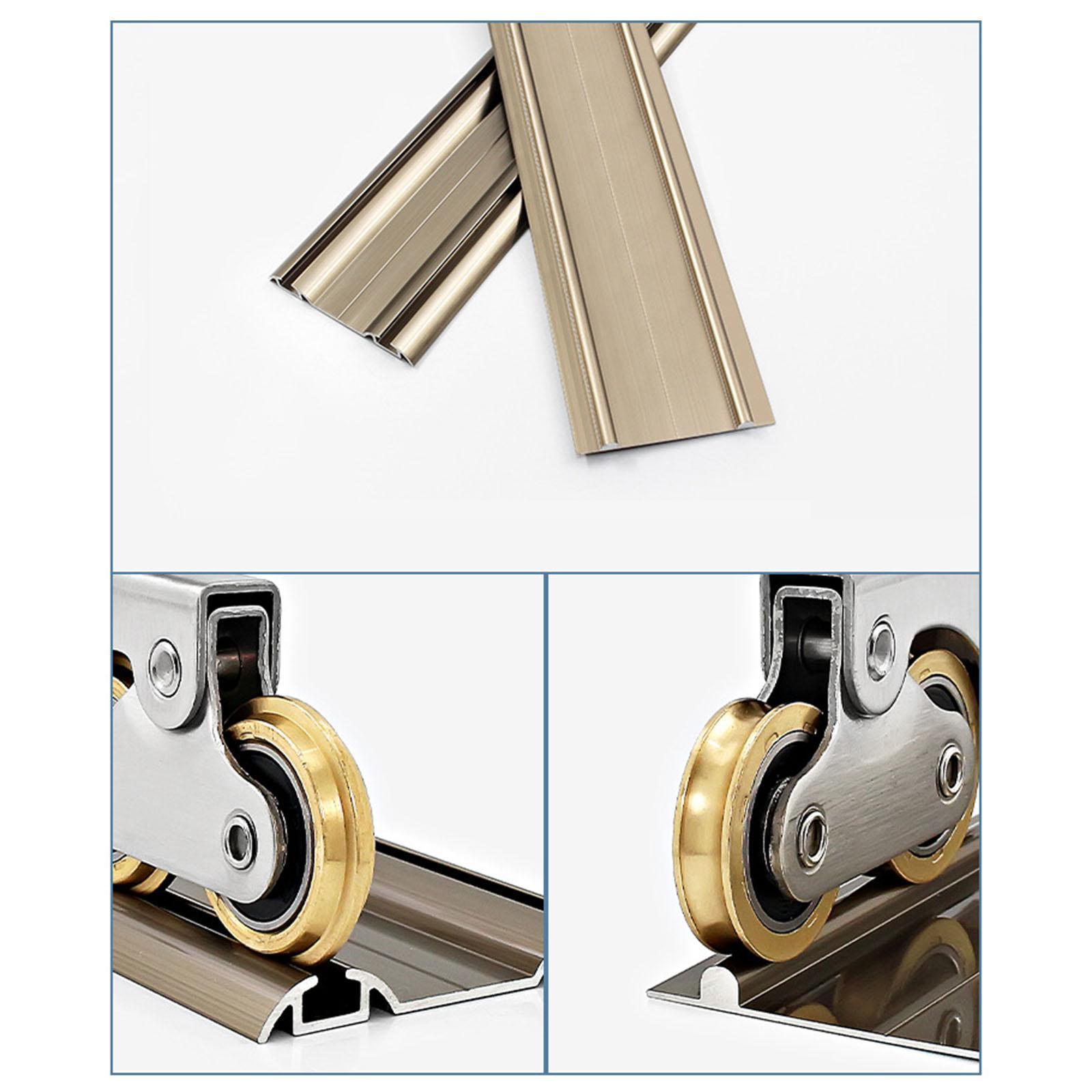 Sliding Door Window Pulley Double Wheel Smooth Double Wheel Pulley for Closet Cabinet